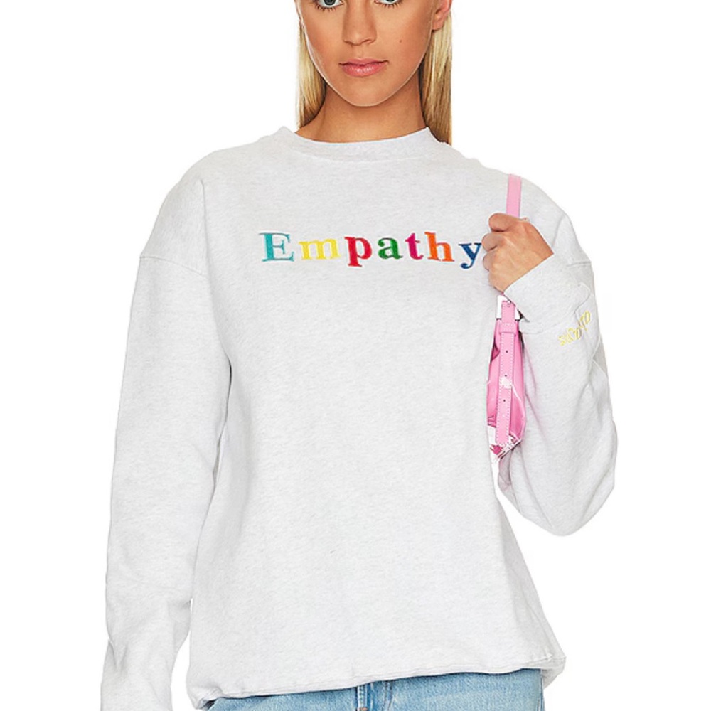Empathy Always Crewneck in Grey